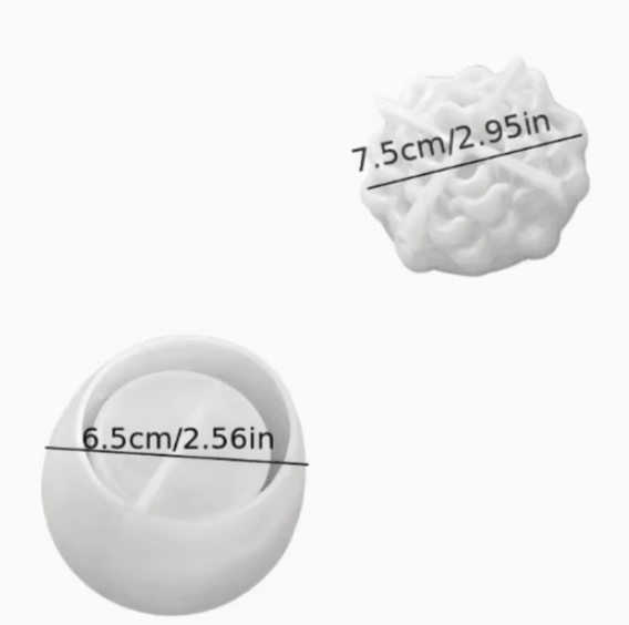 Camellia Blossom Bloom Flower Jar Silicone Mould (CBBJ) Dimensions Silicone Mould : Camellia Blossom Bloom Flower Jar Silicone Mould (CBBJ)