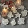 Hanging Christmas Ornaments - Set of 9 (Hang_Orn_9Pc) 2 Silicone Mould : Hanging Christmas Ornaments - Set of 9 (Hang_Orn_9Pc)