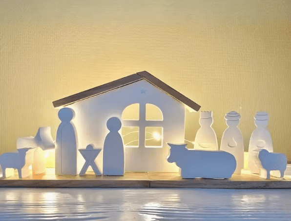 Nativity2 Silicone Mould : Nativity Scene Silicone Mould Set (Nat)