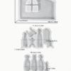 Nativity3 Silicone Mould : Nativity Scene Silicone Mould Set (Nat)