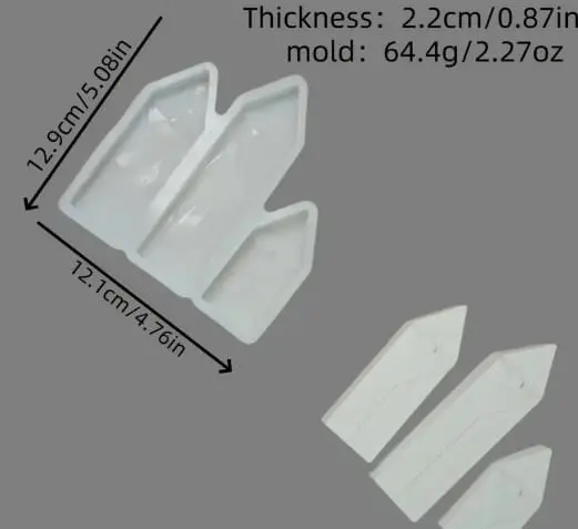 Santa Claus 3D - 4 Silicone Mould : 3D Santa Claus (3DSC)
