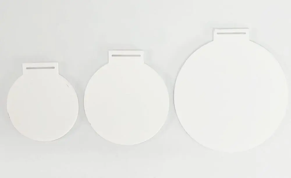 Laser Sublimation Blanks : 3mm or 5mm Clear Acrylic Medals  (S, M, L)