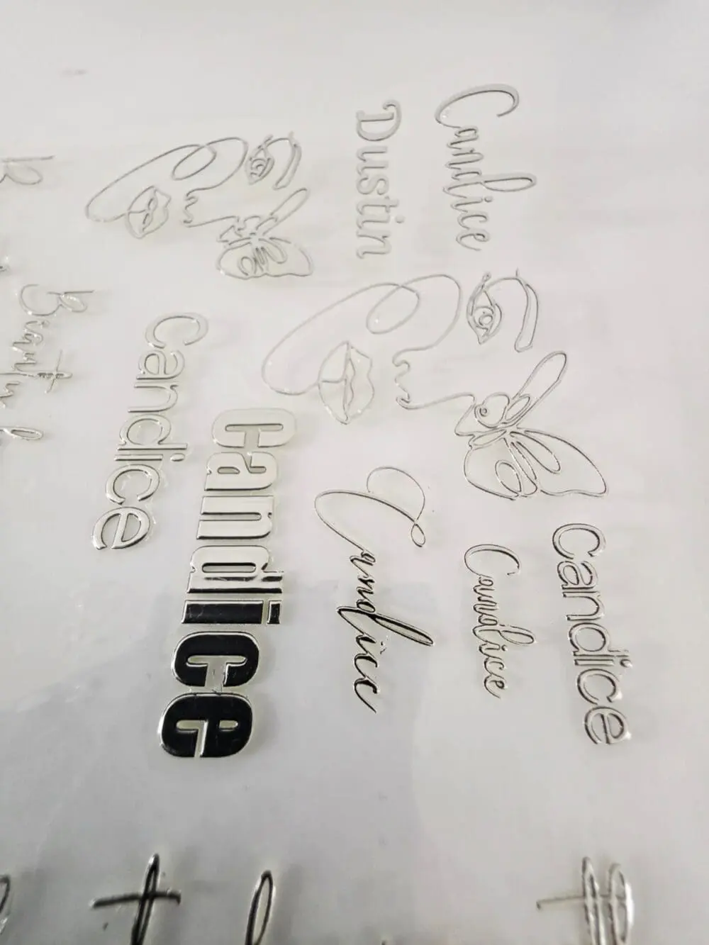 3D UV DTF Stickers : FOILING A4 & A3 SILVER Customised Stickers (Gang Sheet Creator)