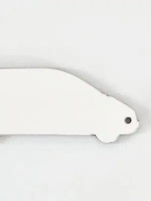 Sub MDF Van Keychain Laser Sublimation Blanks : Glossy MDF 3mm/5mm Single or Double Sided Sublimation Van Keychain with split keyring