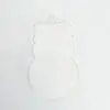 Laser Sublimation Blanks : Subli-Acyrlic (with white coating) Christmas Tree Shapes : Snowman (3 or 4mm)