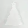 Laser Sublimation Blanks : Subli-Acyrlic (with white coating) Christmas Tree Shapes : Tree Style 3 with star (3mm or 4mm)