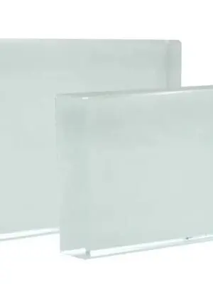 Sublimation Blanks : 2cm Thick Sublimation Crystal Glass (9 × 13 cm) – Premium Photo Block