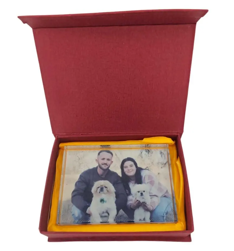 Sample_CG3NB Sublimation Blanks : 2cm Thick Sublimation Crystal Glass (9 × 13 cm) – Premium Photo Block