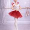 Goosey's Homemade Doll Fashion : Ballet Ballet Set (5 Pieces) : Red (Locally crafted. Community‑supporting)
