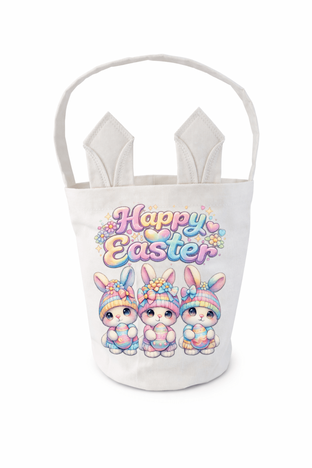 Sublimation Blanks : Easter Bunny WHITE Ears Sublimation Bags – Single or Pack of 5 (Locally crafted. Community‑supporting)