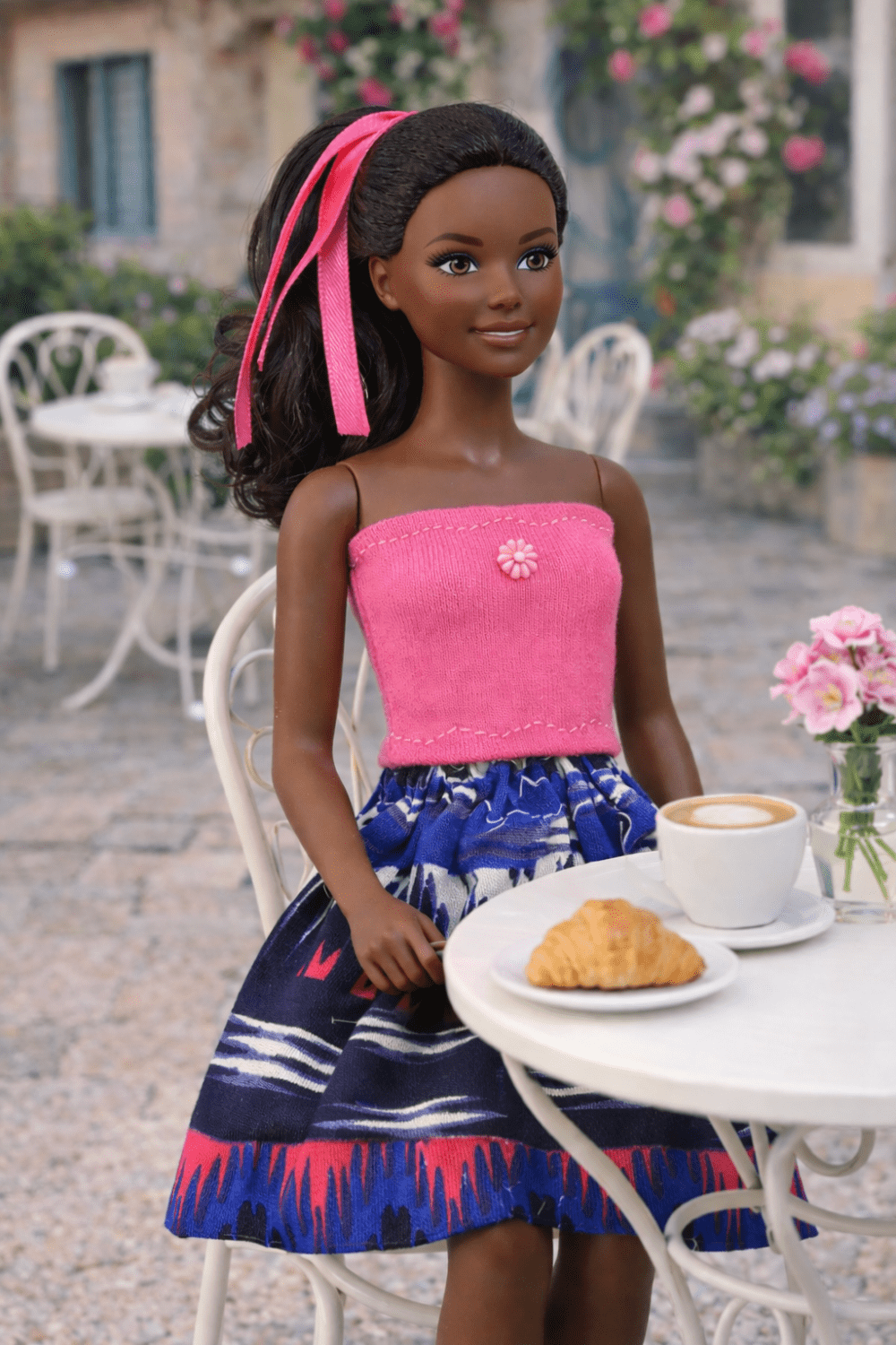 Goosey's Homemade Doll Fashion : Skirt & Strapless Tube Top Set (SKT_TUB_1) (Locally crafted. Community‑supporting)