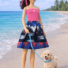 Goosey's Homemade Doll Fashion : Skirt & Strapless Tube Top Set (SKT_TUB_1) (Locally crafted. Community‑supporting)