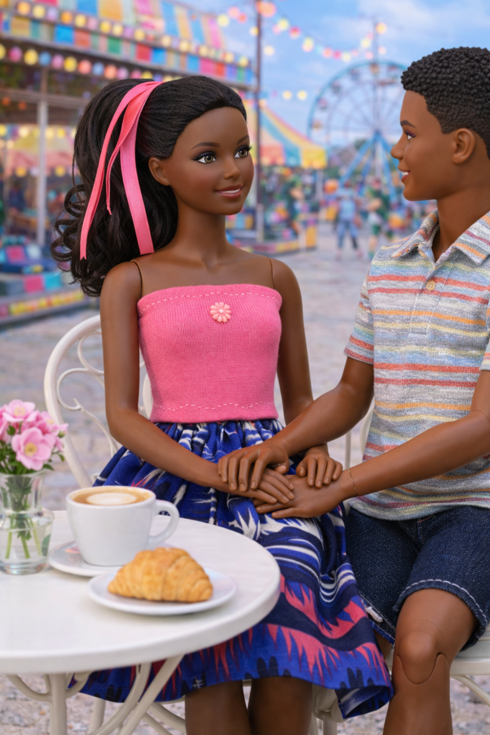Goosey's Homemade Doll Fashion : Skirt & Strapless Tube Top Set (SKT_TUB_1) (Locally crafted. Community‑supporting)