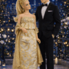 Goosey's Homemade Doll Fashion : Evening Gold Elegance Glam Set (EVN_4) (Locally crafted. Community‑supporting)