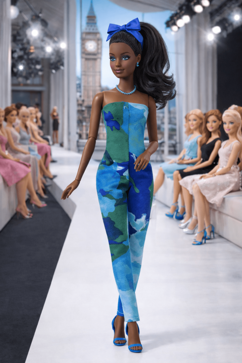 Goosey's Homemade Doll Fashion : Strapless Jumpsuit Set (JPS_1) (Locally crafted. Community‑supporting)
