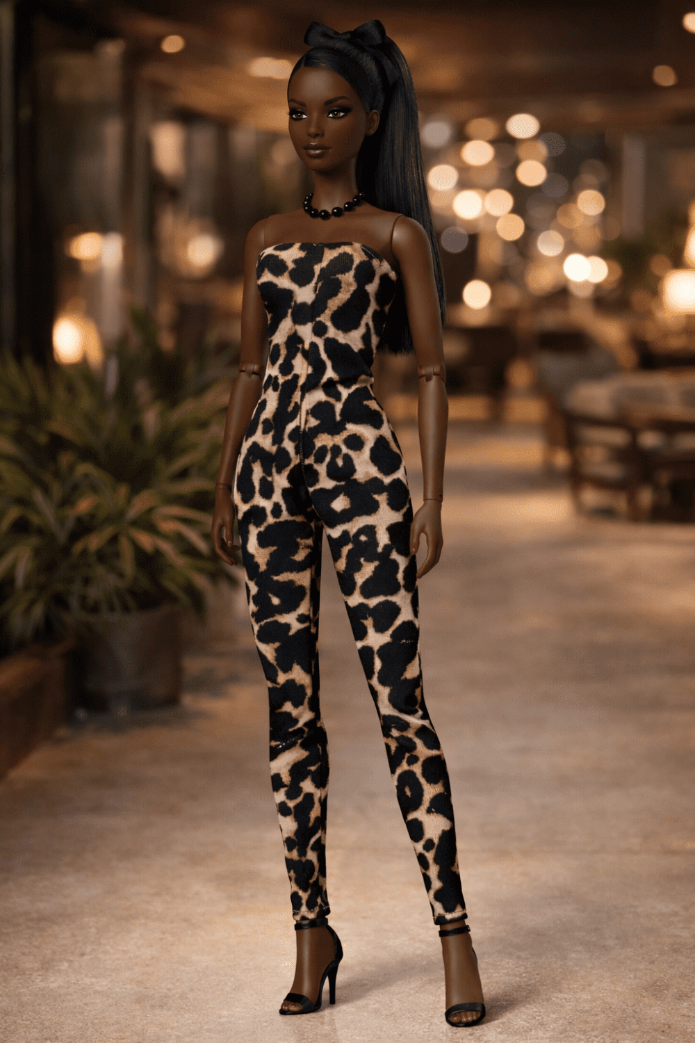 Goosey's Homemade Doll Fashion : Strapless Jumpsuit Set (JPS_3) (Locally crafted. Community‑supporting)