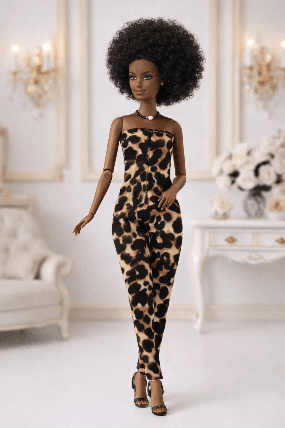 Goosey's Homemade Doll Fashion : Strapless Jumpsuit Set (JPS_3) (Locally crafted. Community‑supporting)
