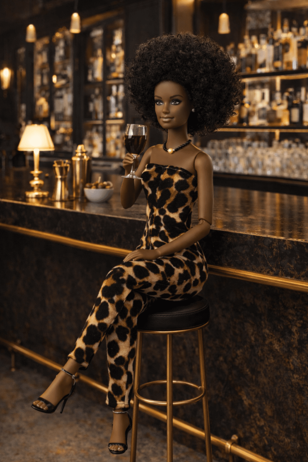 Goosey's Homemade Doll Fashion : Strapless Jumpsuit Set (JPS_3) (Locally crafted. Community‑supporting)