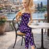 Goosey's Homemade Doll Fashion : Strapless Jumpsuit Set (JPS_6) (Locally crafted. Community‑supporting)