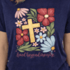 Design Corner : “Loved Beyond Measure” Floral Christian Cross Design (LBM) - 6 Different Colour Variants