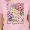 Mockup 2 Sublimation Transfer : A4 Sublimation Transfer “Loved Beyond Measure” Floral Christian Cross Design (LBM_SUB) – 6 Different Colour Variants