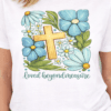Mockup 3 Sublimation Transfer : A4 Sublimation Transfer “Loved Beyond Measure” Floral Christian Cross Design (LBM_SUB) – 6 Different Colour Variants