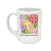 3D UV Stickers : A4 “Loved Beyond Measure” Floral Christian Cross Design (LBM) - 6 Colour Variations