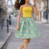 Goosey's Homemade Doll Fashion : Skirt & Strapless Tube Top Set (SKT_TUB_8) (Locally crafted. Community‑supporting)