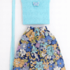 Goosey's Homemade Doll Fashion : Skirt & Strapless Tube Top Set (SKT_TUB_2) (Locally crafted. Community‑supporting)