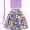 Goosey's Homemade Doll Fashion : Skirt & Strapless Tube Top Set (SKT_TUB_2) (Locally crafted. Community‑supporting)