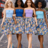 Goosey's Homemade Doll Fashion : Skirt & Strapless Tube Top Set (SKT_TUB_2) (Locally crafted. Community‑supporting)