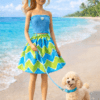 Goosey's Homemade Doll Fashion : Skirt & Strapless Tube Top Set (SKT_TUB_3) (Locally crafted. Community‑supporting)
