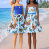 Goosey's Homemade Doll Fashion : Skirt & Strapless Tube Top Set (SKT_TUB_4) (Locally crafted. Community‑supporting)