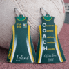 Doublesided3 UV Direct Print : Double sided Full Print, 0.6mm thick Netball Dress Keychain + Silver split keychain