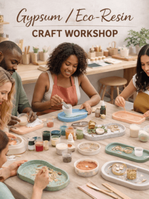 SA Sublimation Blanks Training Studio : Gypsogem Eco Resin Beginners Workshop (Alberton/Germiston Gauteng)