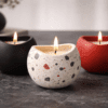 Silicone Moulds : Silicone Wave-Edge Candle Jar Mould (WESM)