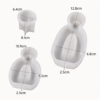 Silicone Mould : Abstract 3-Piece Human Silicone Mould Set (ABS-HS)