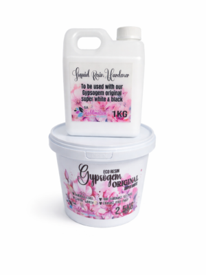 GO_3.5kg_Combo Gypsum Eco Resin : 3.5kg Combo Deal, 2.5kg Gypsogem Eco Resin Original Super White Powder +1l Hardener