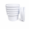 Storage Containers : 1.5l Bucket Fino White