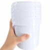 1l_Fino_Bucket_Setof5 Hand Storage Containers : 1l Bucket Fino White