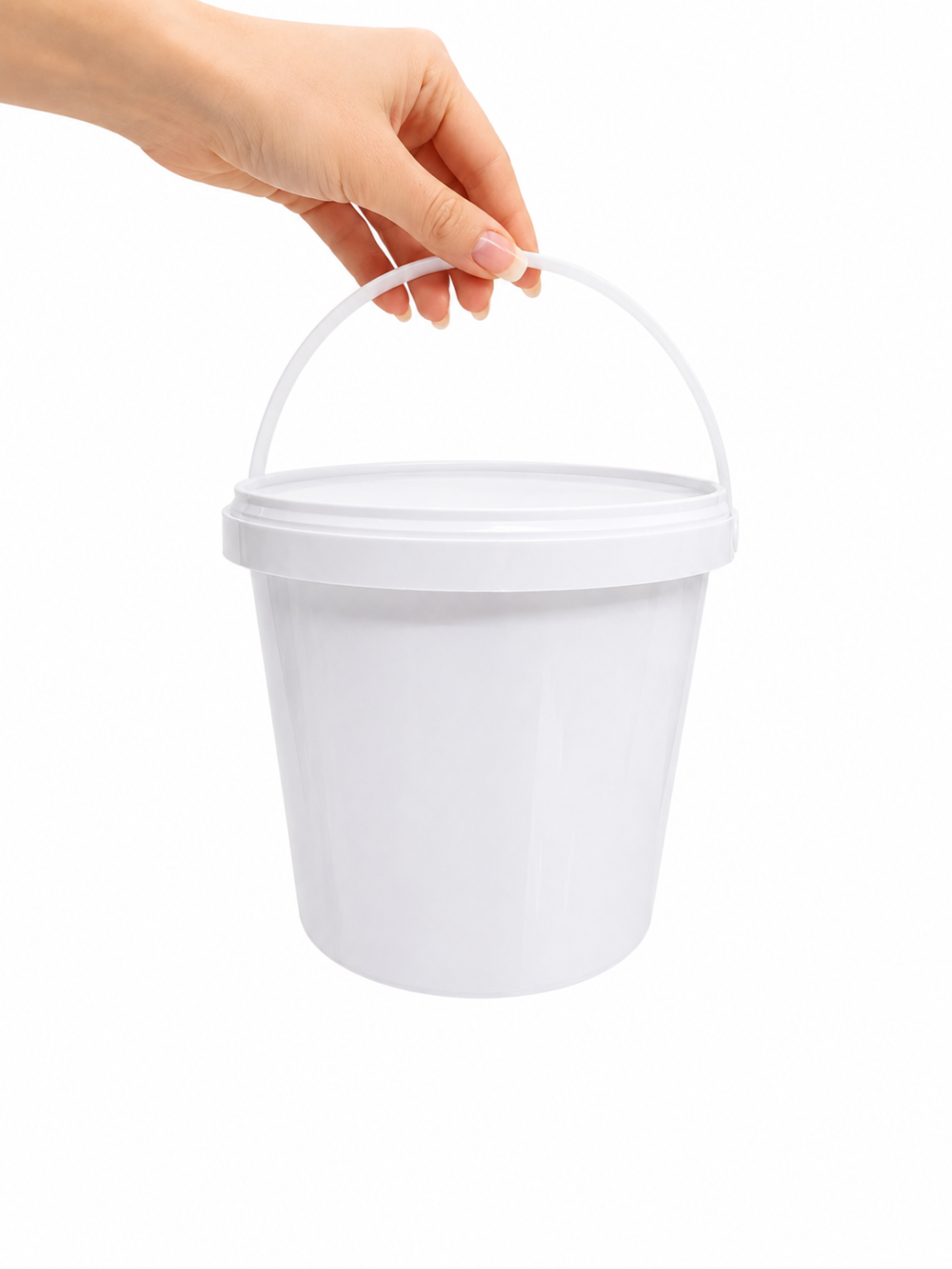 2.5L Storage Containers : 5l Bucket Fino White