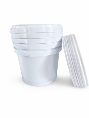 Storage Containers : 2.5l Bucket Fino White