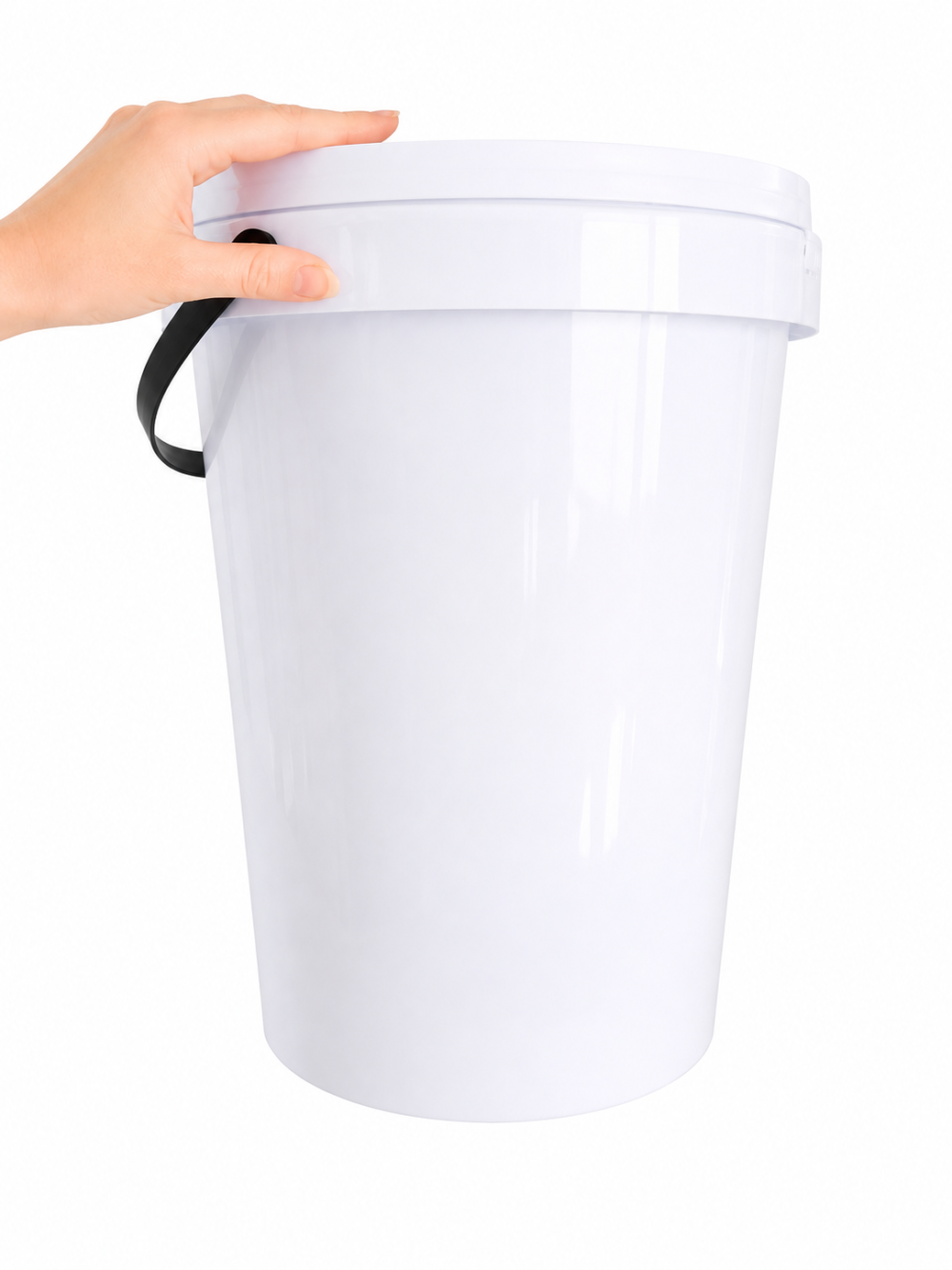 25l Titan Bucket Single Hand Storage Containers : 25l Bucket Titan White
