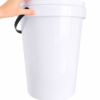 25l Titan Bucket Single Hand Storage Containers : 25l Bucket Titan White