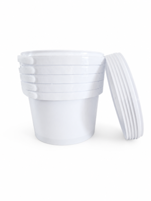 Storage Containers : 2l Bucket Fino White