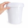 4l Fino Bucket SIngle Hand Storage Containers : 5l Bucket Fino White