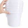 Storage Containers : 4l Bucket Fino White