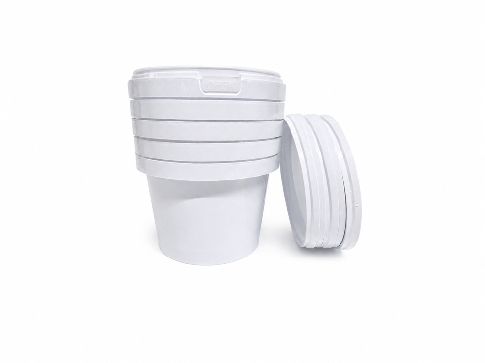 Storage Containers : 500ml Bucket Fino White