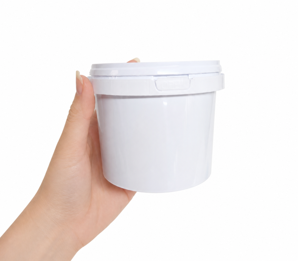 Storage Containers : 500ml Bucket Fino White