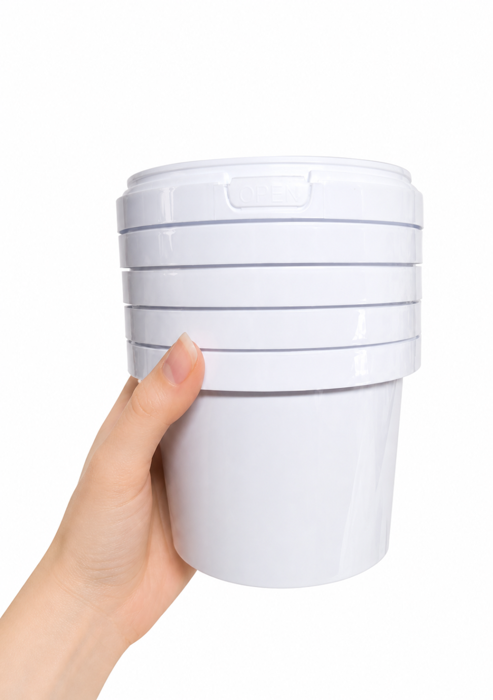 Storage Containers : 500ml Bucket Fino White